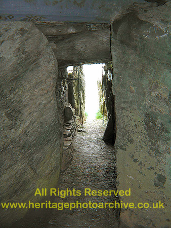 HRS 377 Bryn Celli Ddu interior passage 2004