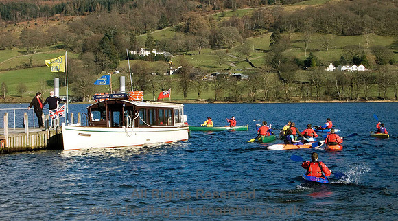 HRS 1031 Coniston ferry pier and canoes 2011