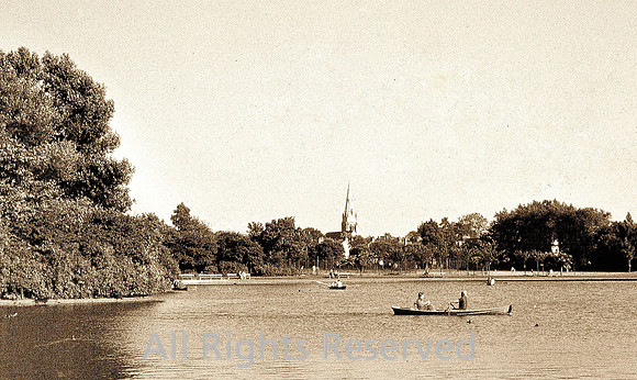 Manchester, Platt Fields lake 1973