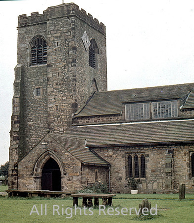 Ribchester, Stydd Church window casements 1967