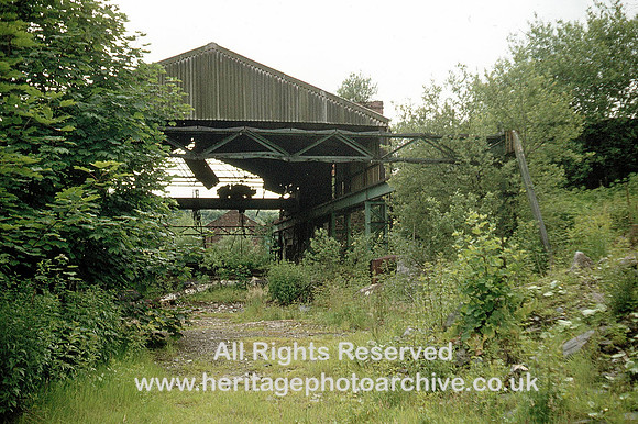 HRS 1315 Backbarrow Ironworks, Rail shed 1970s
