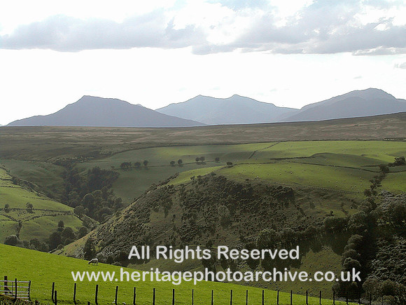 HRS 866 View of Snowdonia from Moel Llyn area
