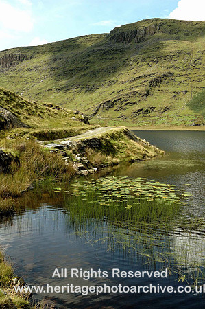 HRS 645 Lake and reeds Cwmorthin