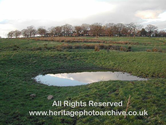 HRS 1714 Cockey Moor coalfield North view of whim pit