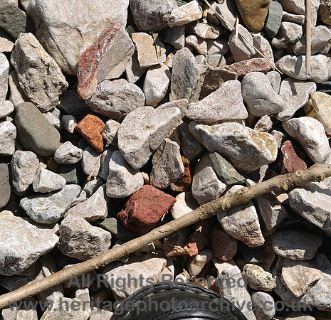 HRS 1767 Heamatite in beach deposit near chimney