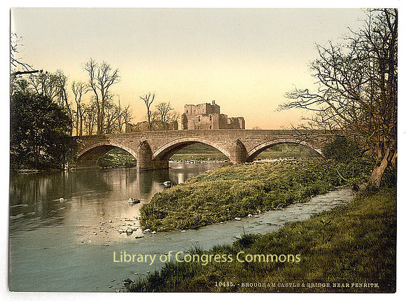 Brougham Castle and bridge