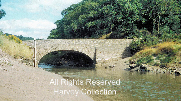 Greenodd road bridge at low water