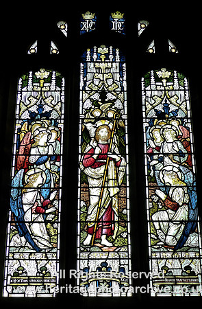 HRS 10340 Barbon, Church of St Bartholomew, stained glass window L1190340