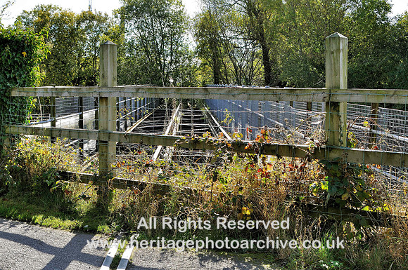 HRS 1169 Ulverston Ship Canal, Railway sliding bridge track