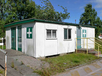 HRS 117 Dolgarrog aluminium 1st aid hut