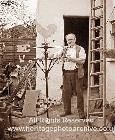 HRS 2093 Robin Percival blacksmith with weather vane