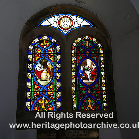 HRS 11283 Ribblehead, Chapel le Dale, church of St Leonard altar window 2022