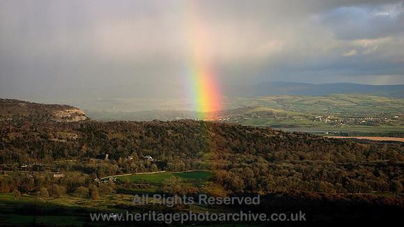 HRS 6874 Whitbarrow and Witherslack rainbow