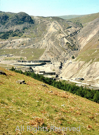 Glenridding lead mine tips 1985