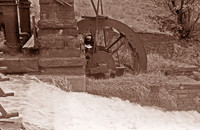 HRS 1186 Radcliffe, Mount Sion waterwheel overflow to river