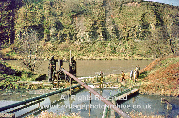 HRS 1192 Radcliffe, Mount Sion waterwheel looking south