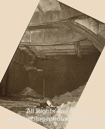 HRS 1139 Manchester, Salford Junction Canal,  Manchester Central Station bridged over canal 1970s
