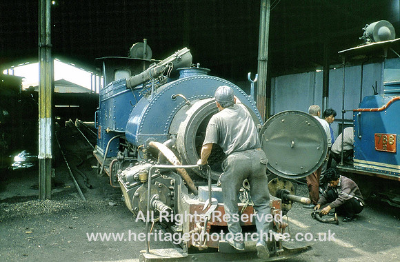 HRS 799 Darjeeling Himalyan Rly 1995 Repair shop