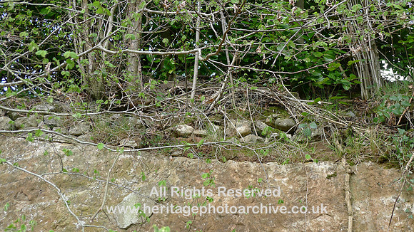 HRS 9003 Morland, Woodhead, dry stone walling top quarry ruins SD 611293 L1150324
