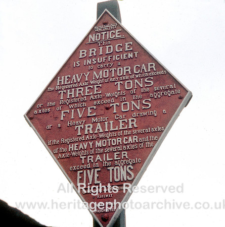 HRS 1962 L & Y Rly warning notice