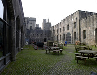 HRS 11342  Penrhyn Castle Railway Museum, courtyard L1220094