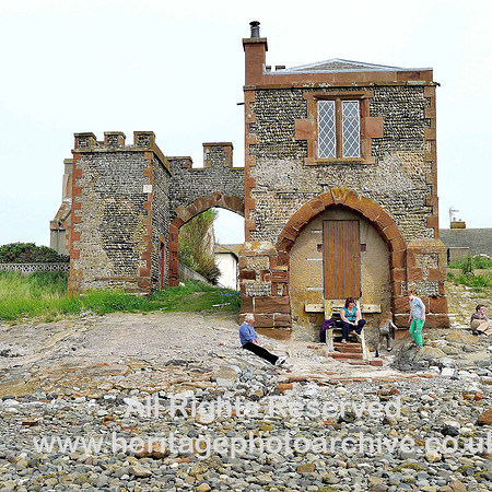 HRS 2363 Roa Island Customs House watchtower 1847 shore view