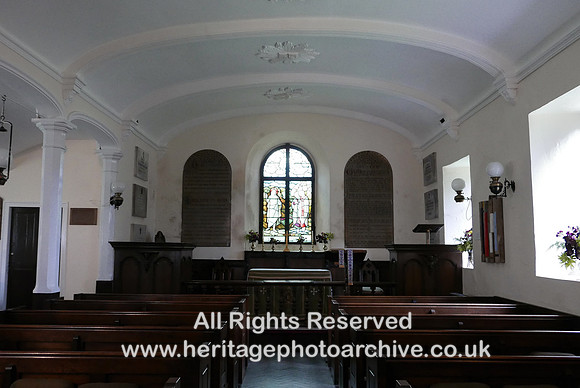 HRS 10204 Nether Wasdale, church of St Michael interior to altar L7740716