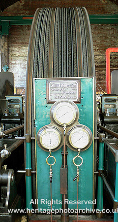 HRS 851 Bancroft mill engine flywheel