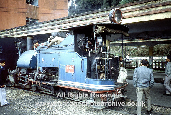 HRS 796 India, Darjeeling Himalayan Railway, Darjeeling Station 1995