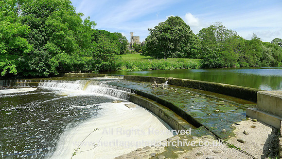 HRS 8005 Hornby Castle and weir detail