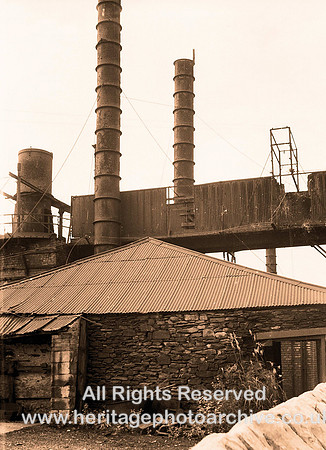 HRS 1312 Backbarrow ironworks, furnace area 1970s