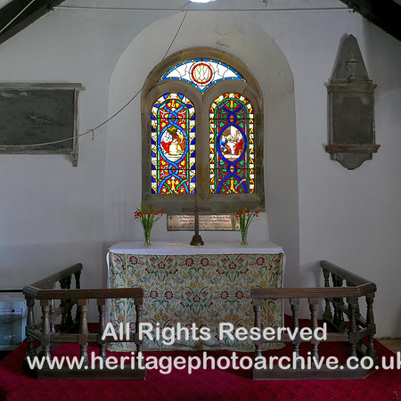 HRS 11282 Ribblehead, Chapel le Dale, church of St Leonard, altar window 2022