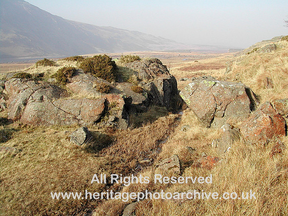 HRS 5516 Remains of tramway from Cwm Eigiau 2004